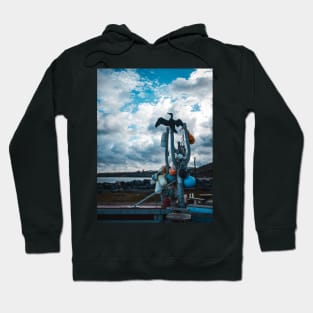 Grande Anse Fishing Totem, New-Brunswick Canada V2 Hoodie